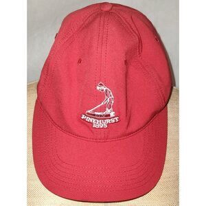 PINEHURST 1895 Golf Hat STAFF by ahead∆ Red adjustable